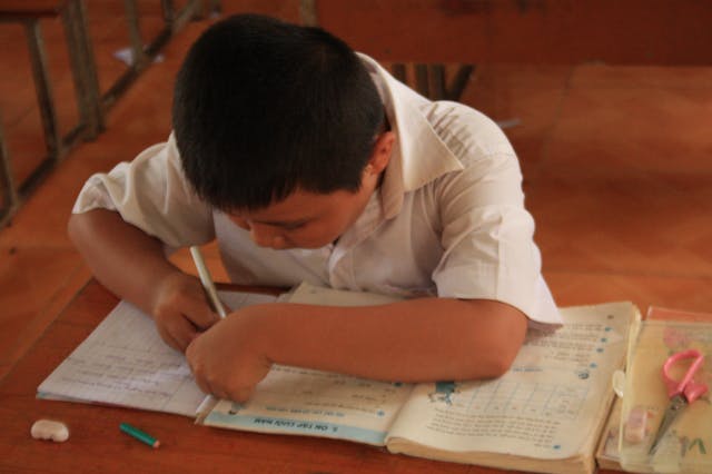 grammaire d'écriture pour enfants 