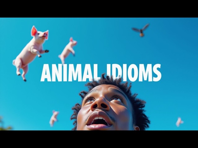 Expressions idiomatiques animales - Quand les cochons volent