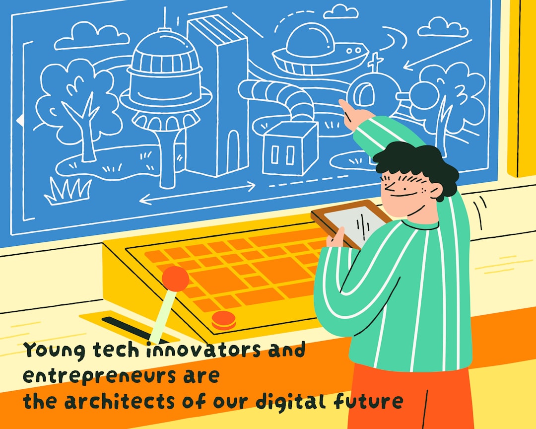 Người đứng trước bảng đen đại diện cho trí tuệ nhân tạo và tương lai của công việc