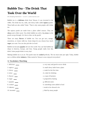 Bubble Tea Elementary