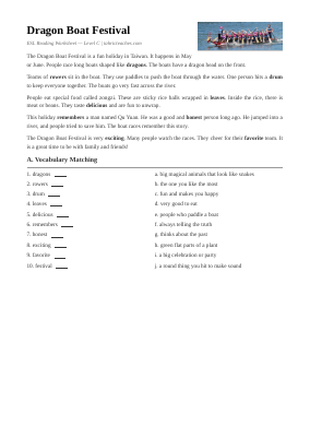 Dragon Boat Festival Elementary