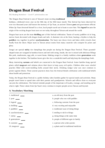 Dragon Boat Festival Advanced