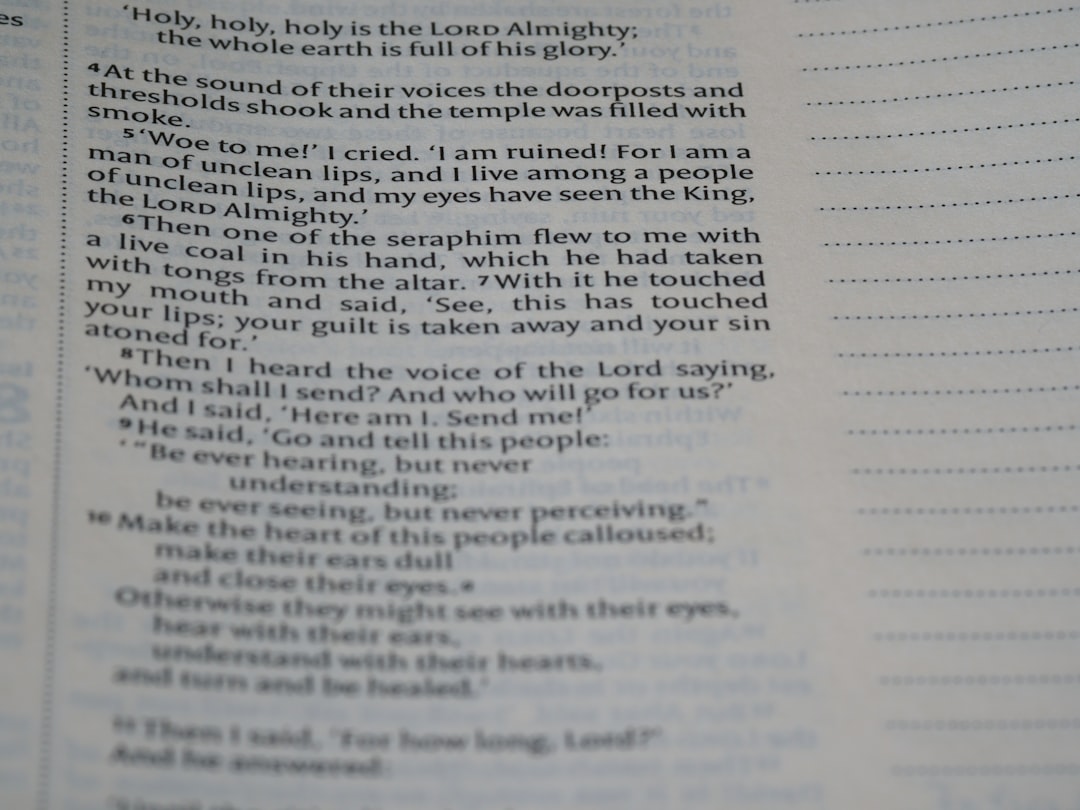 a close up of a text on a book