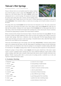 Taiwan Hot Springs Advanced