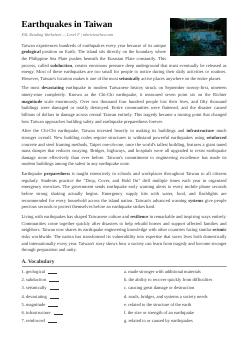 Động đất tại Đài Loan (Cấp độ F)