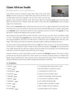 Ốc sên khổng lồ châu Phi (Cấp độ F)