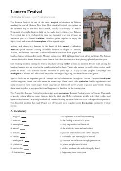 Lễ hội đèn lồng (Cấp độ F)