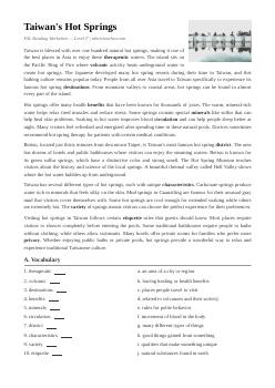 Suối nước nóng Đài Loan (Cấp độ F)