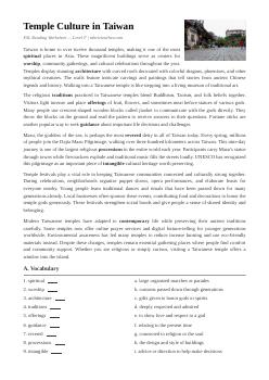 Văn hóa đền thờ (Cấp độ F)