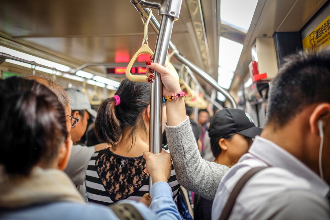Taipei MRT at rush hour