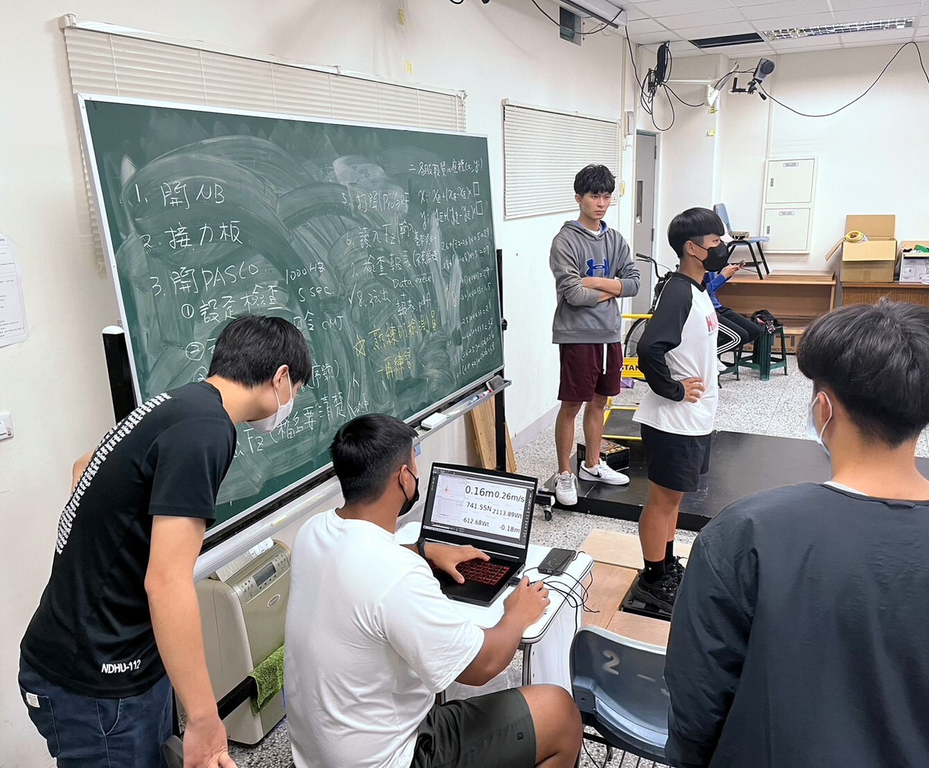 開南中學籃球隊 sport science testing 運動科學檢測