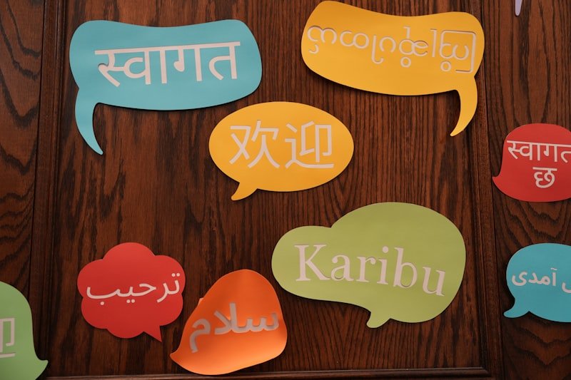 English vocabulary chinglish word wall speech bubbles