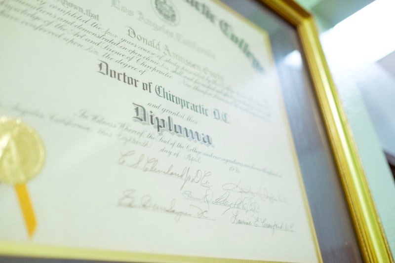 Certifications 證照 TOEIC 履歷英文 framed diploma