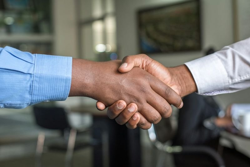 English interview handshake first impression introduction