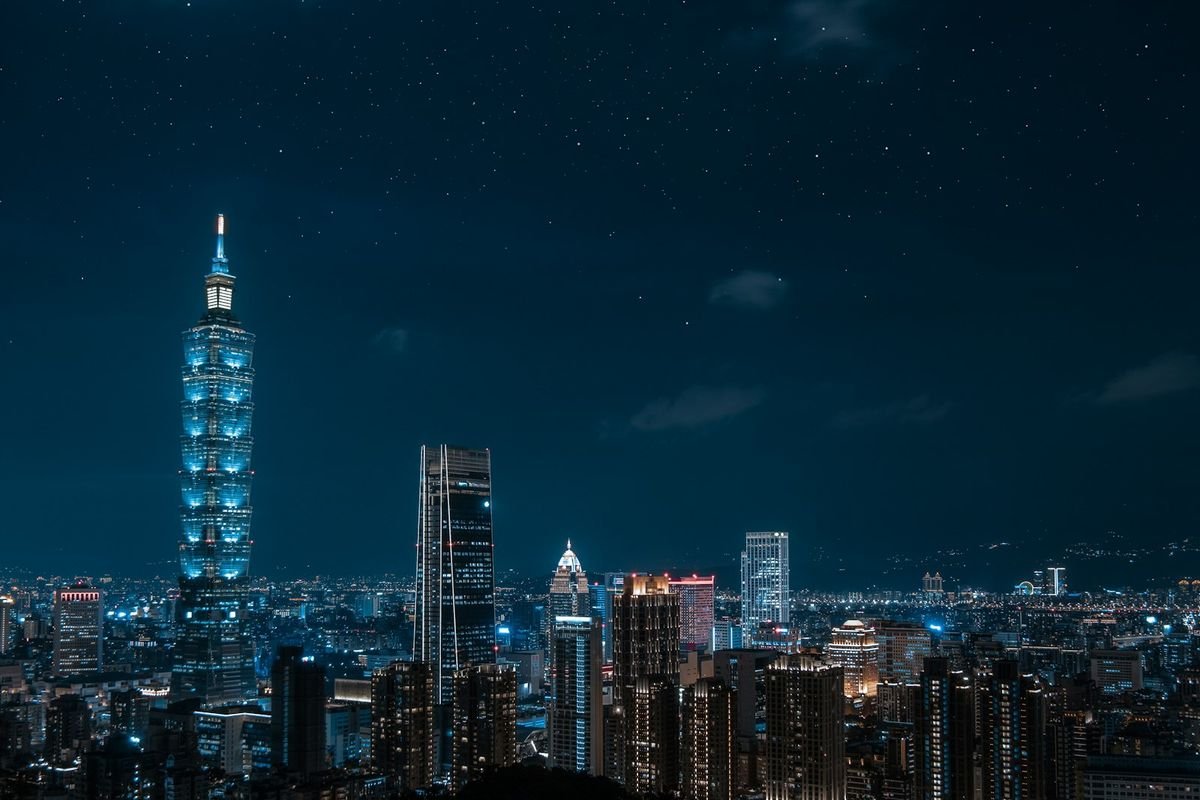 Taipei skyline TOEIC preparation Taiwan job market