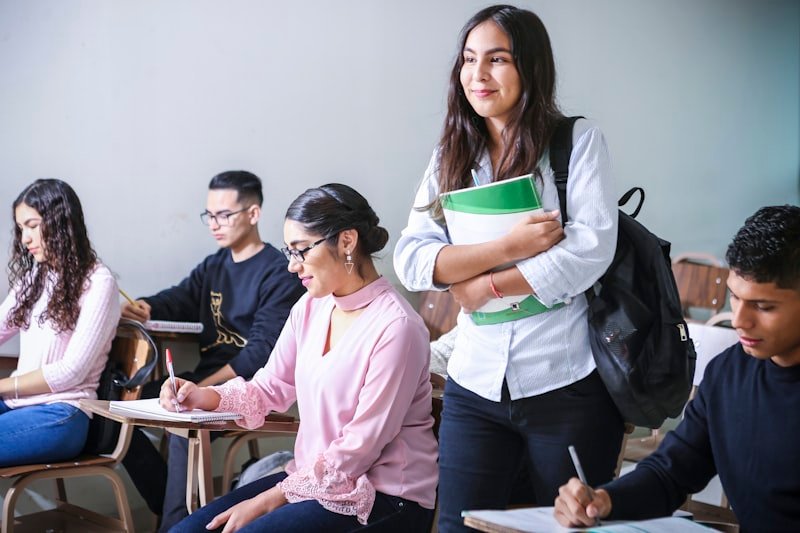 Taiwanese students studying together, representing high academic performance in PISA
