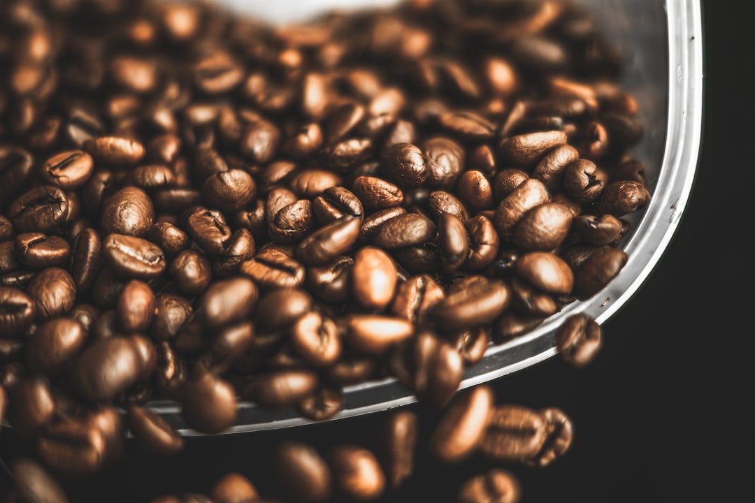 Coffee beans spilling out &mdash; spilling the beans