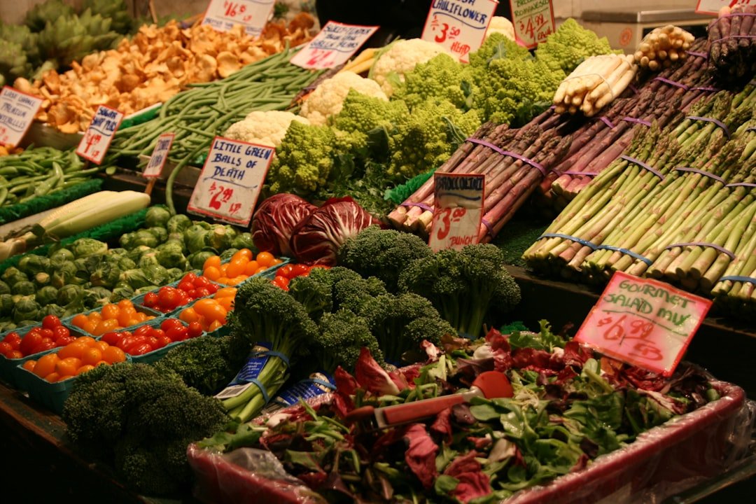 Farmer's Market in downtown Seattle at Pike's Place offers an abundance of fresh produce, flowers and art work.  When you get