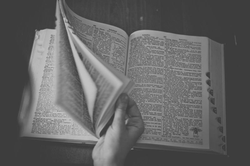English dictionary showing silent letters and pronunciation