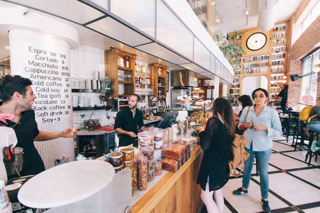 Elegant coffee shop