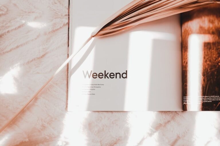 假日英文 weekend magazine relaxing at home leisure