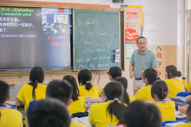English classroom learning grammar rules