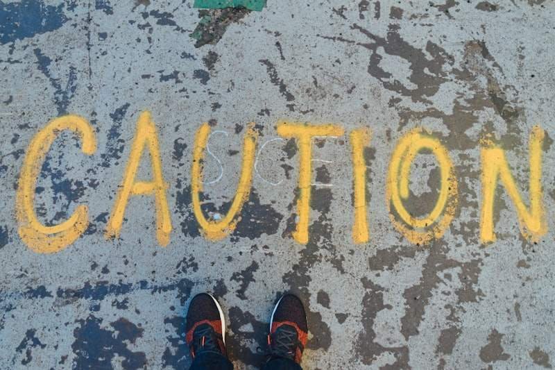 keep away phrasal verb distance caution warning English