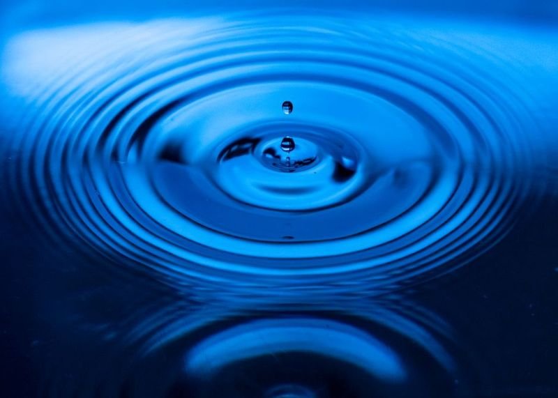 water drop making splash sea water idioms English expressions