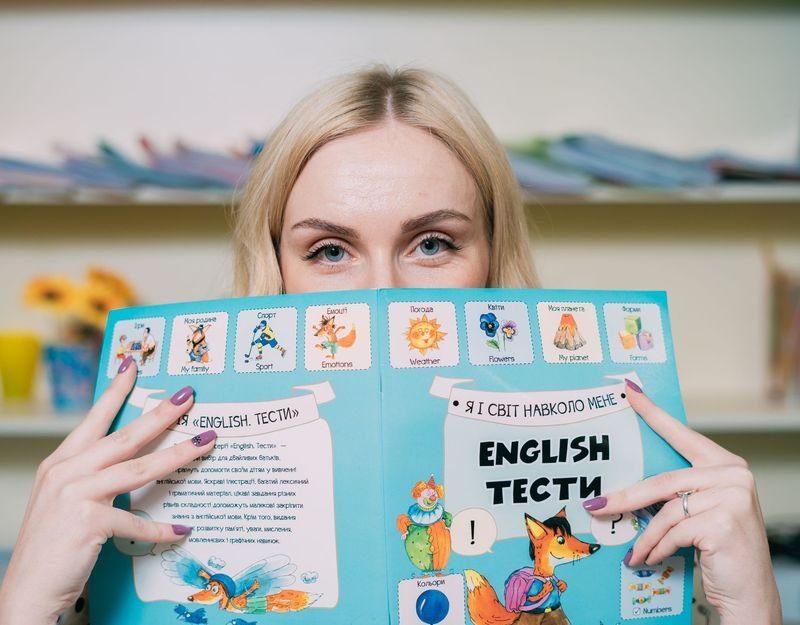 ESL learner studying polite English phrases and vocabulary