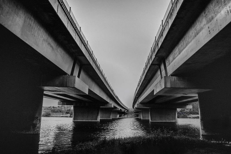 calm river reflection water under the bridge English idiom moving on from the past